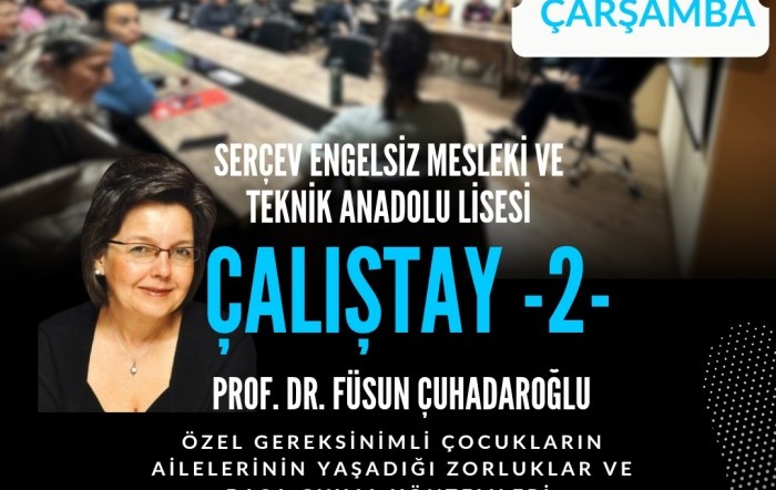 Özel gereksinimli aileler için kapalı çalıştay