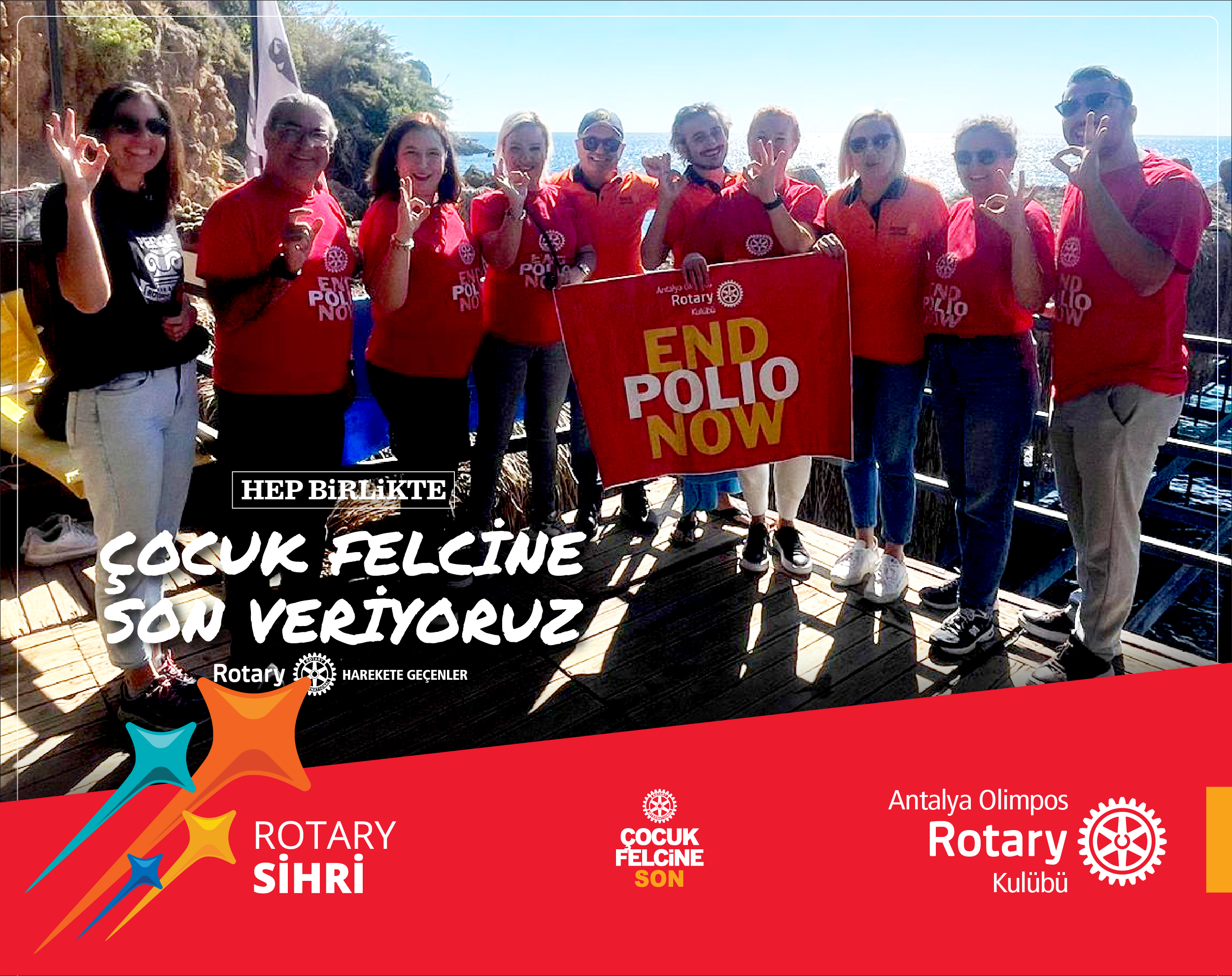 Antalya Olimpos RK 24 Ekim Dünya Polio Günü Etkinlikleri