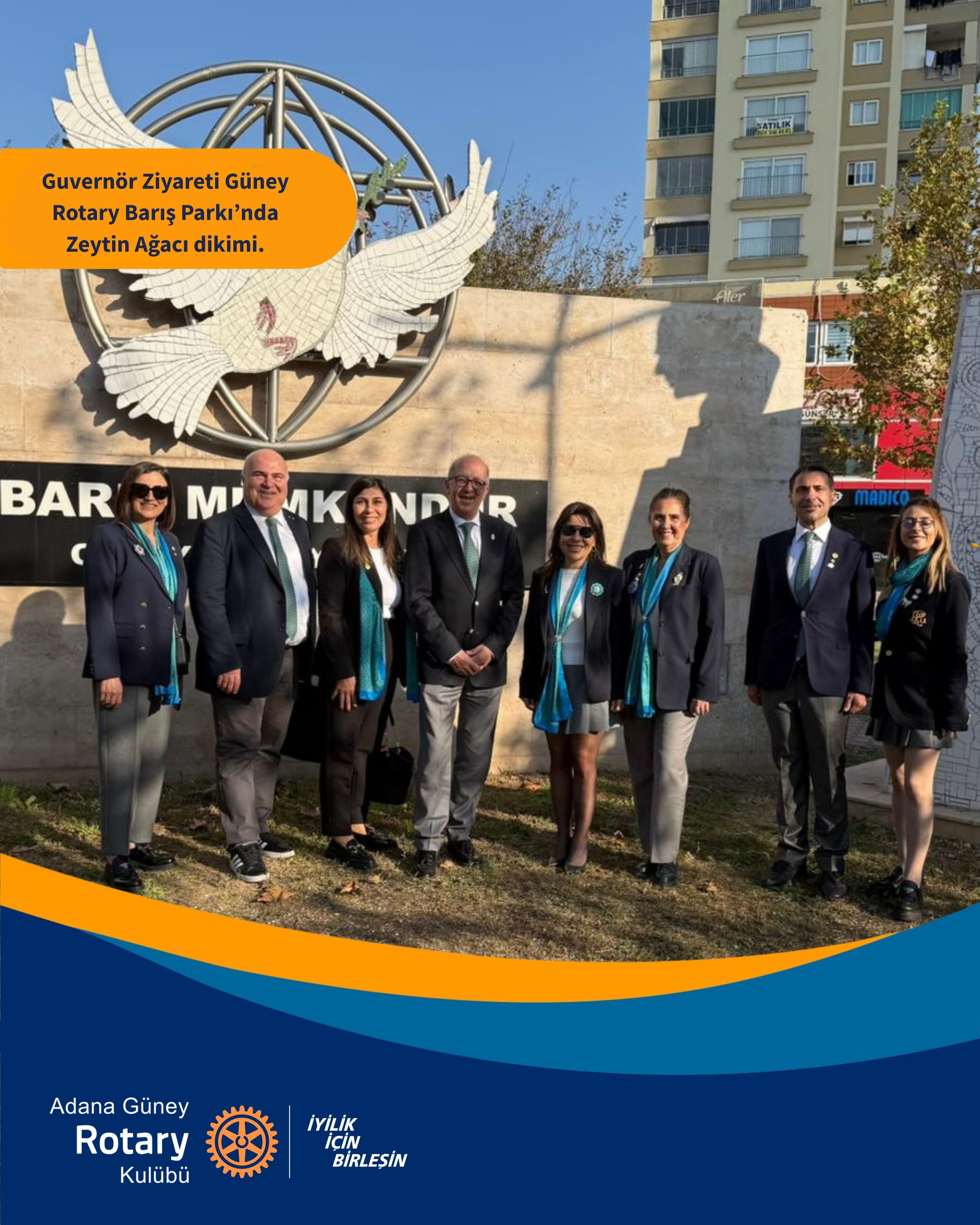 Adana Güney RK Barış Parkı Zeytin Ağacı Dikimi