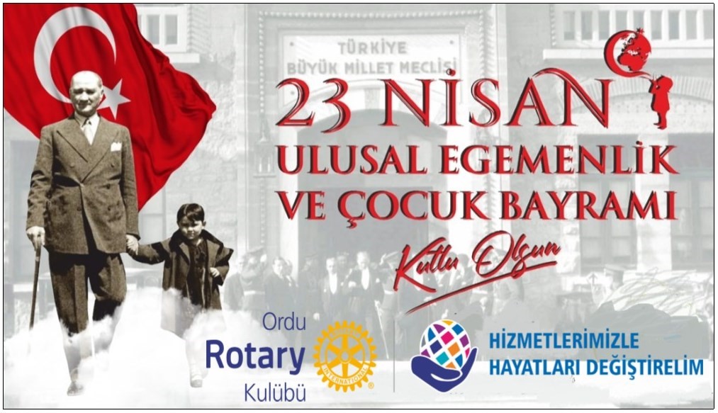 23 Nisan Ulusal Egemenlik ve Çocuk Bayramı kutlu olsun!