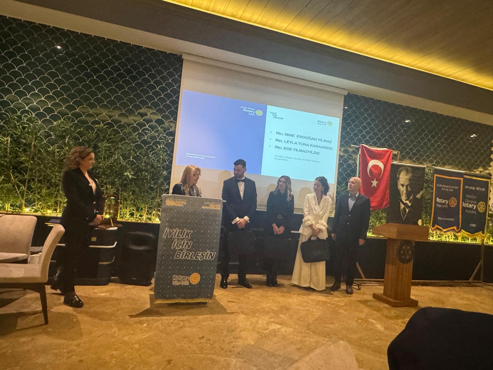 ANTALYA OLİMPOS RK'NE 4 YENİ ÜYENİN ALINMASI