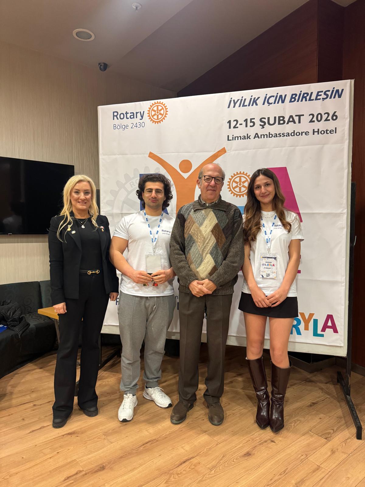 ANTALYA OLİMPOS RK'NÜN RYLA ÖĞRENCİ KATILIMININ EŞLER KOMİTESİNİN DESTEĞİ İLE OLMASI