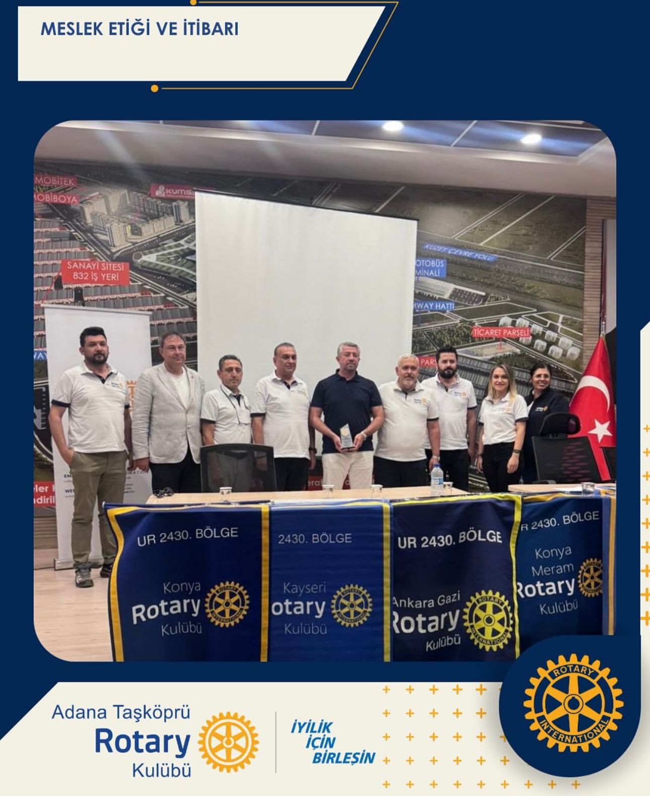 Adana Taşköprü Rotary Kulübü Meslek Etiği ve İtibarı Söyleşisi
