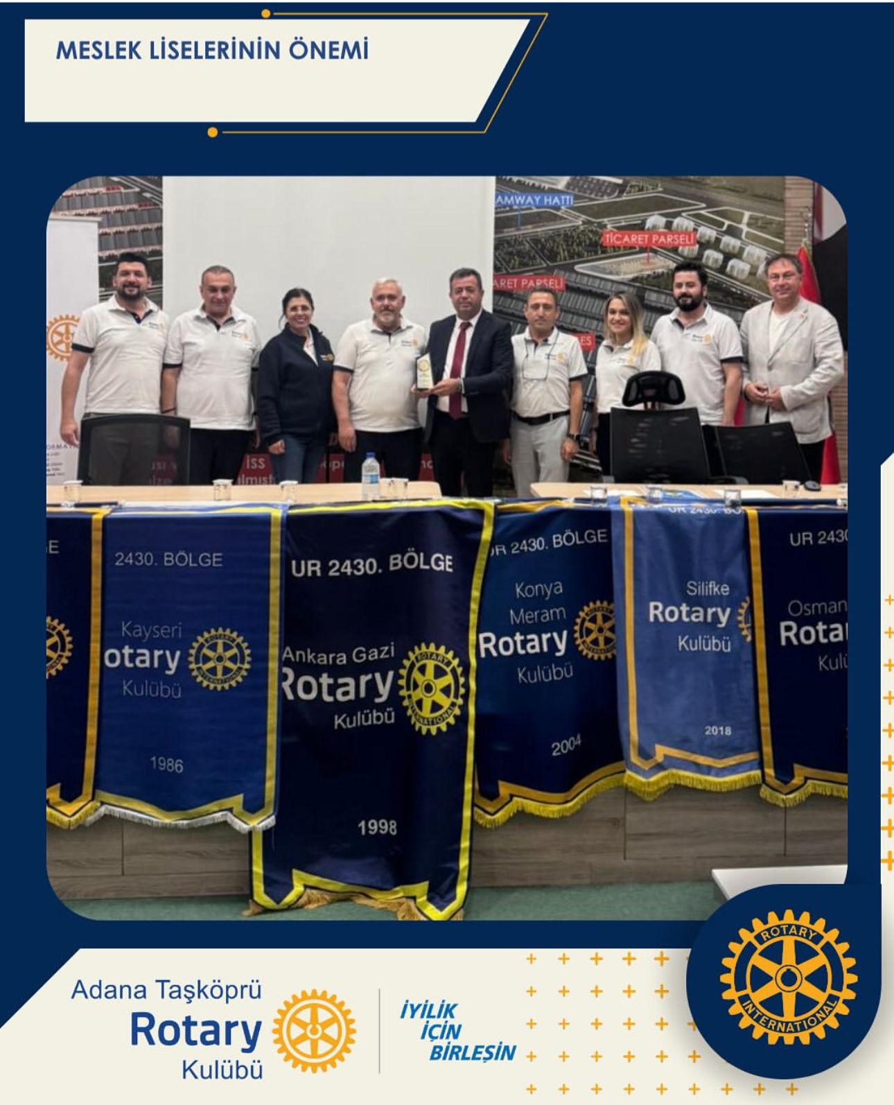 Adana Taşköprü Rotary Kulübü Meslek Liselerinin Önemi Eğitimi