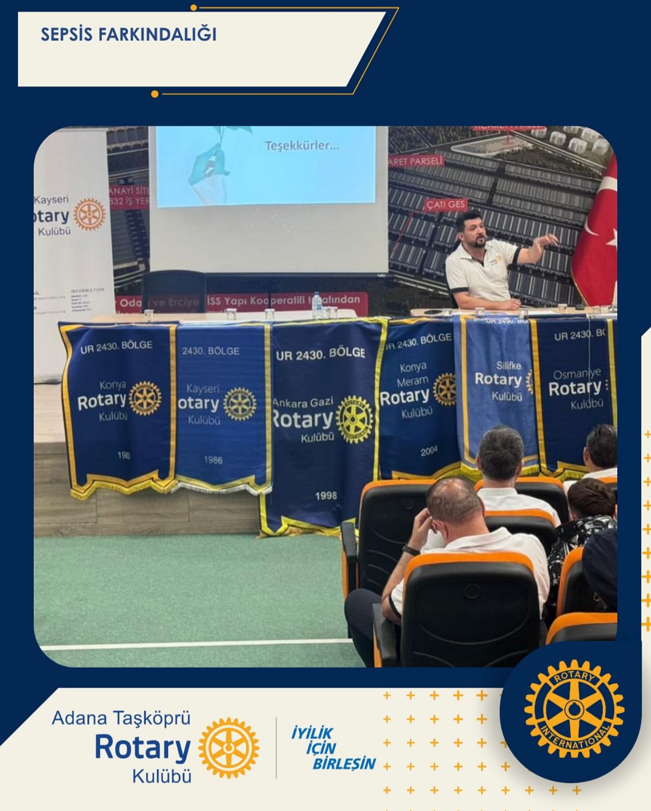 Adana Taşköprü Rotary Kulübü Sepsis Farkındalığı Eğitimi