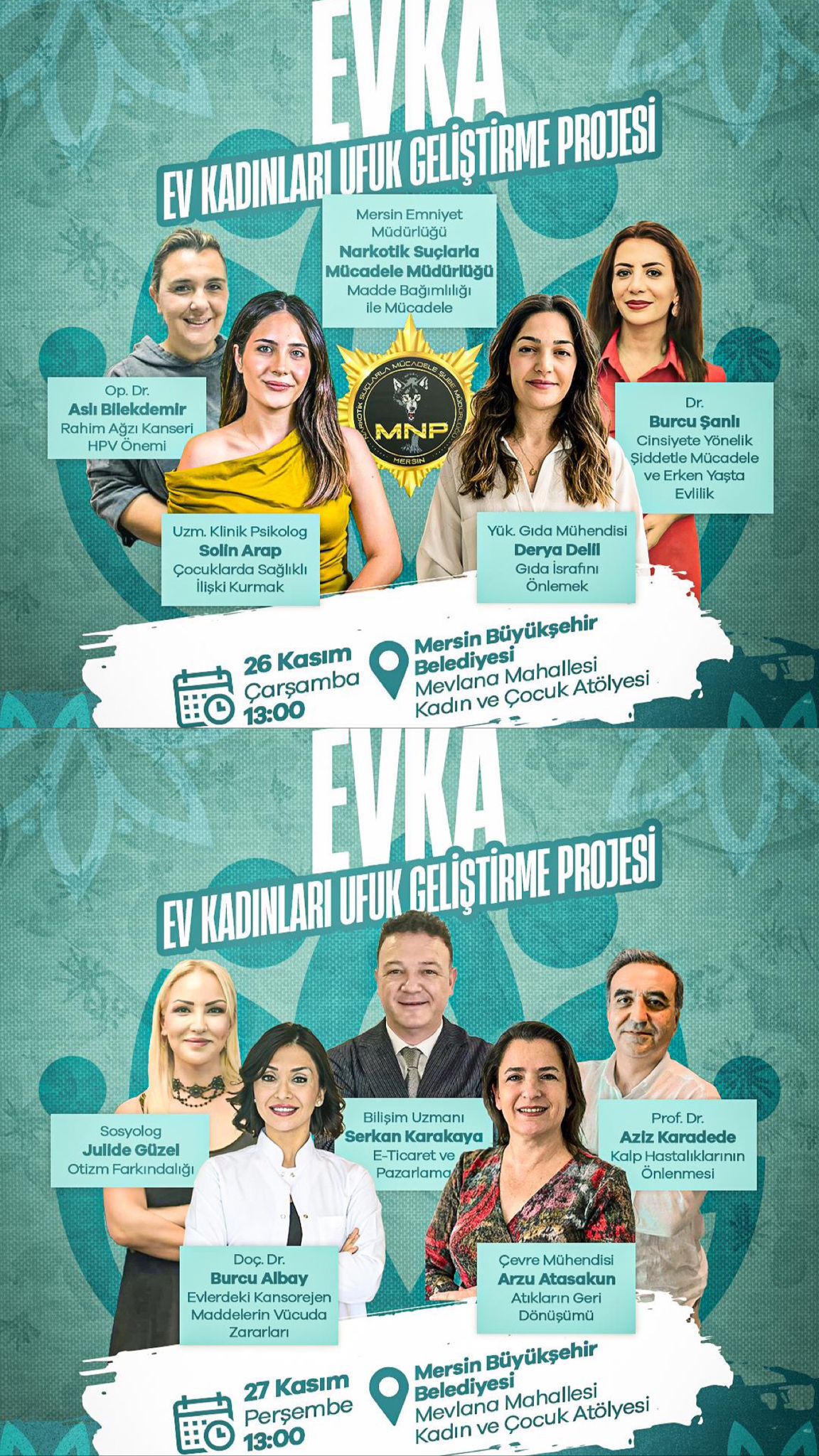 Akdeniz Rotary Kulübü EVKA Projesi