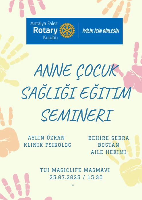 Anne Çocuk Sağlığı Eğitim Semineri