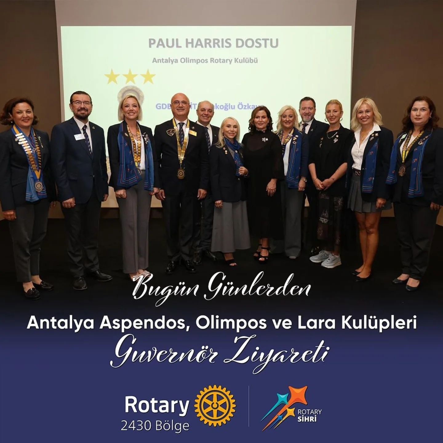 Antalya Olimpos RK 2024/25 Guvernör Antalya Kulüpleri Ziyareti