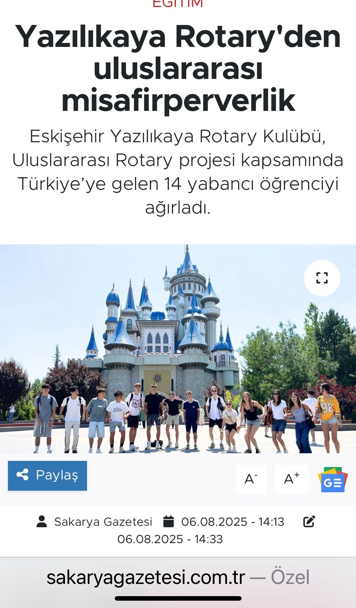 Kısa Dönem Gençlik Değişim Kampı