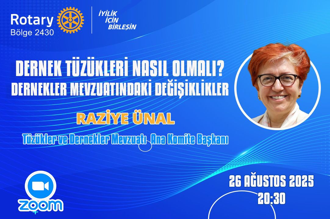 Dernek tüzükleri zoom toplantısı