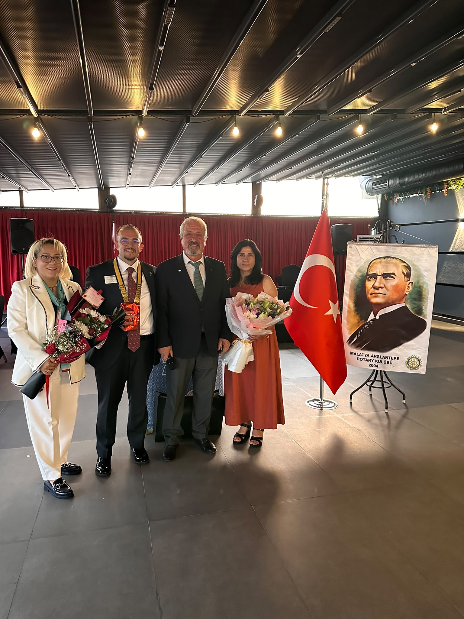 Malatya Arslantepe Rotary Kulübünde Devir - Teslim Heyecanı