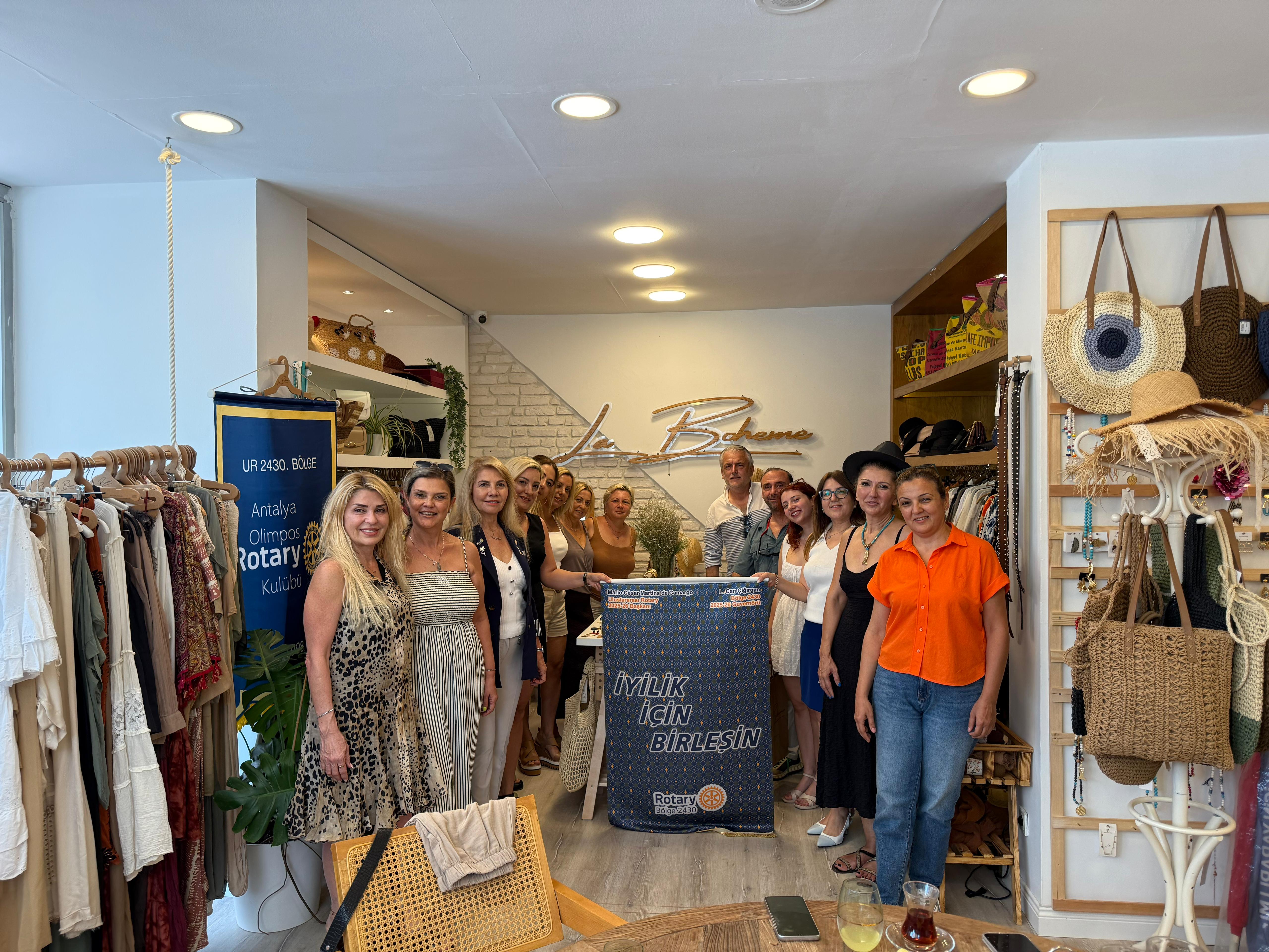 Antalya Olimpos Rotary İş yeri Gezisi / La Boheme Consept