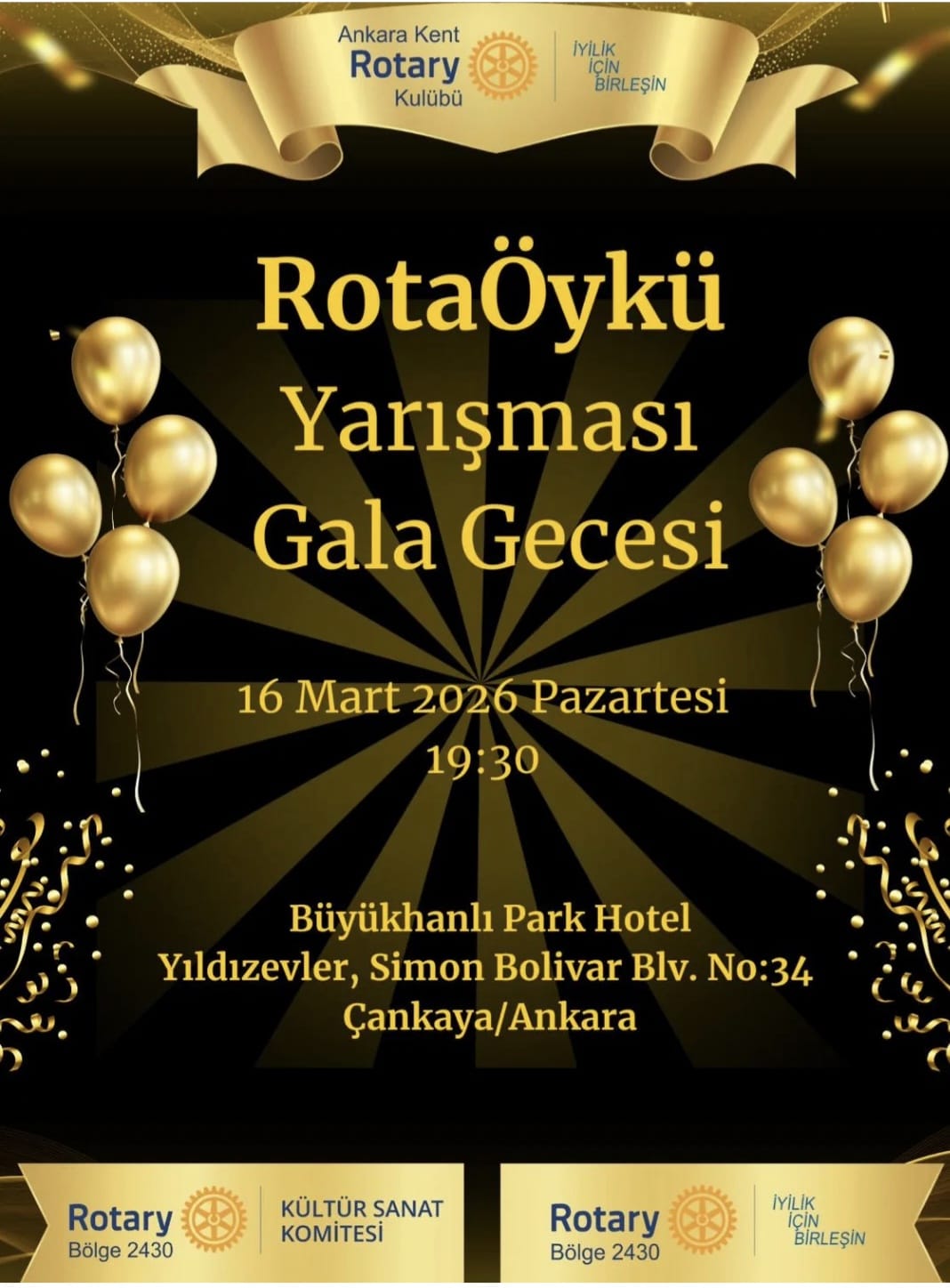 ROTAÖYKÜ YARIŞMASI GALA GECESİ