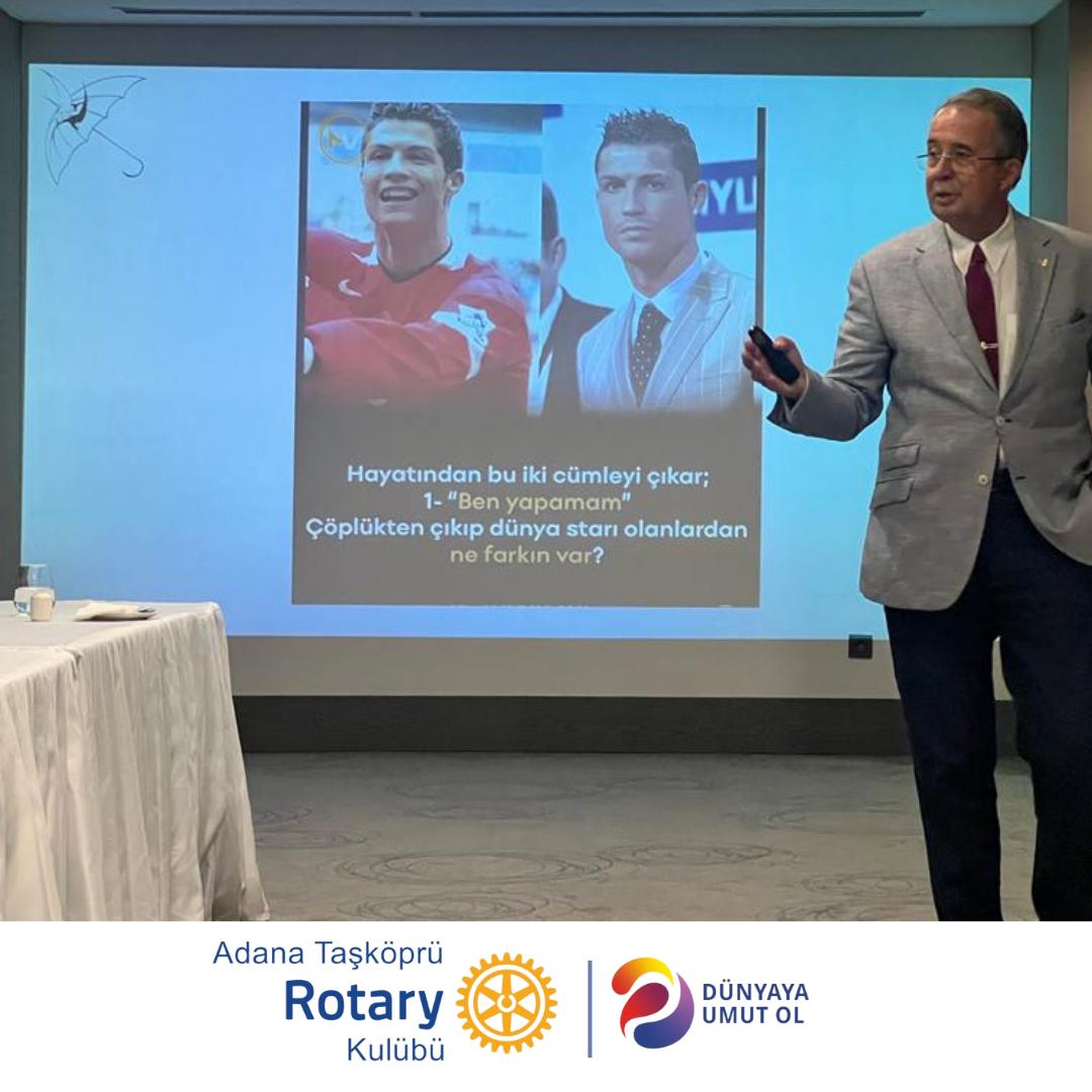 ADANA TAŞKÖPRÜ ROTARY KULÜBÜ DÖNEMİN 3. TOPLANTISINI GERÇEKLEŞTİRDİ.