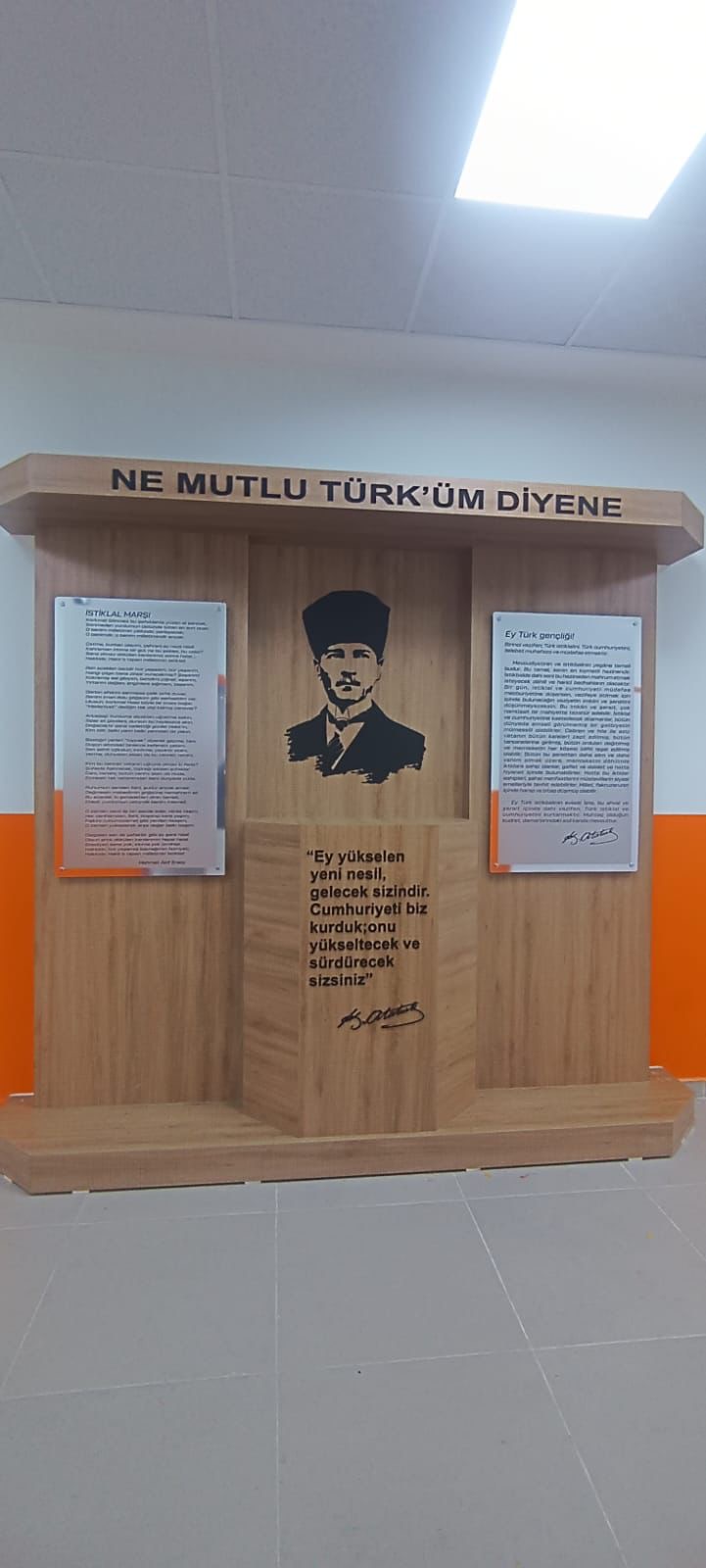 Adana Güney Rotary Hürkuş Anaokulu Atatürk Köşesi