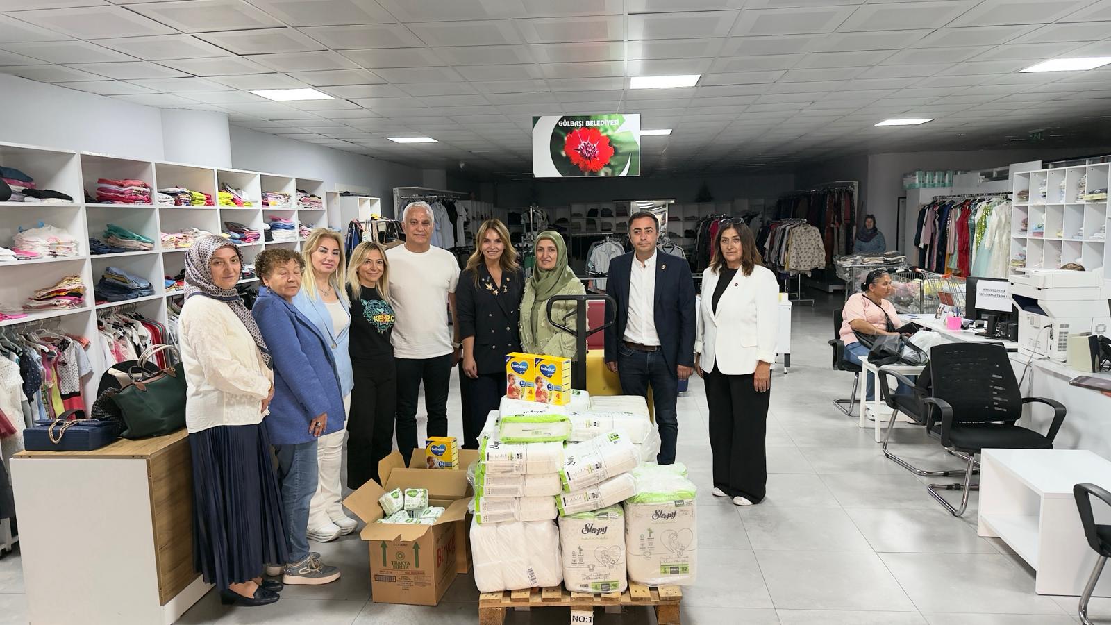 Gölbaşı Paylaşım Noktası ziyaret ve bağış