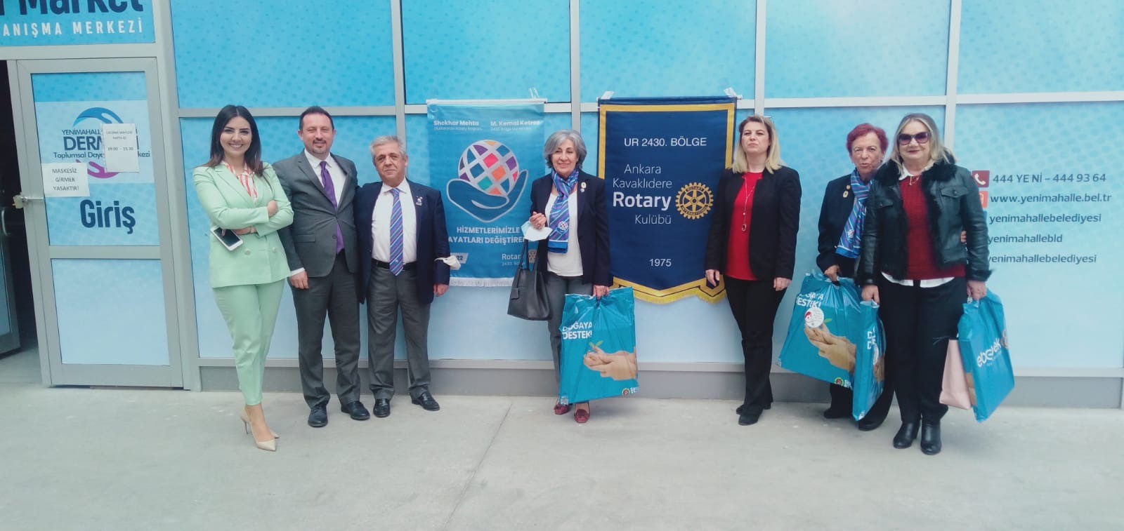 ANKARA KAVAKLIDERE ROTARY KULÜBÜ OLARAK, “İLK SARAN BİZ OLALIM” PROJEMİZİN 2.Cİ ETABI