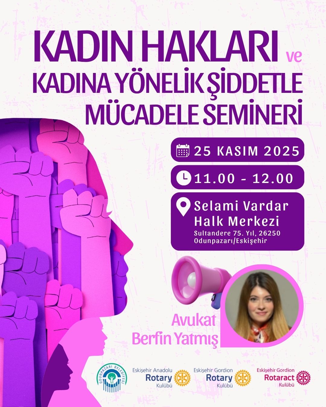 KADINA YÖNELİK ŞİDDETLE MÜCADELE SEMİNERİ