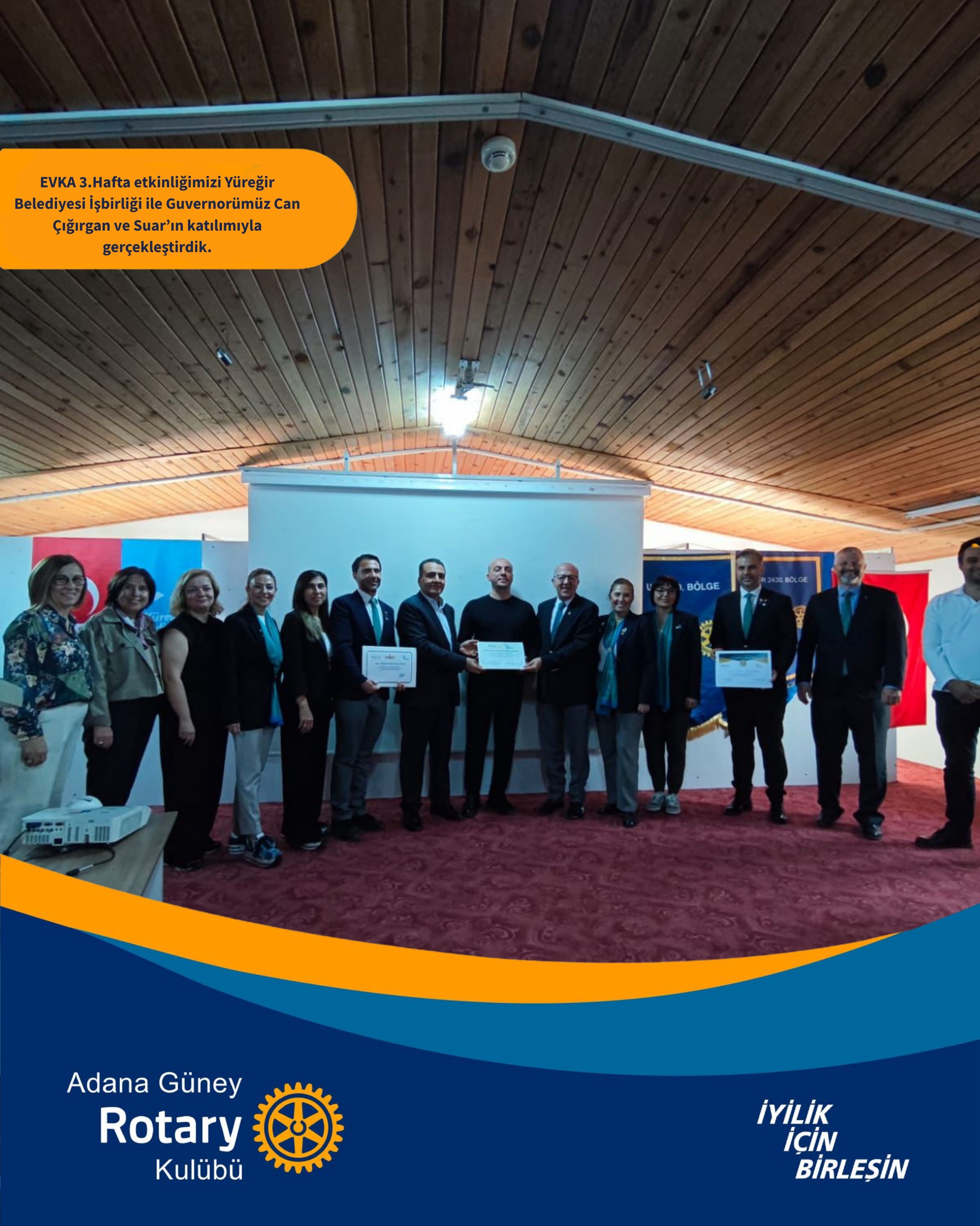 Adana Güney RK EVKA 3. Hafta Etkinliği