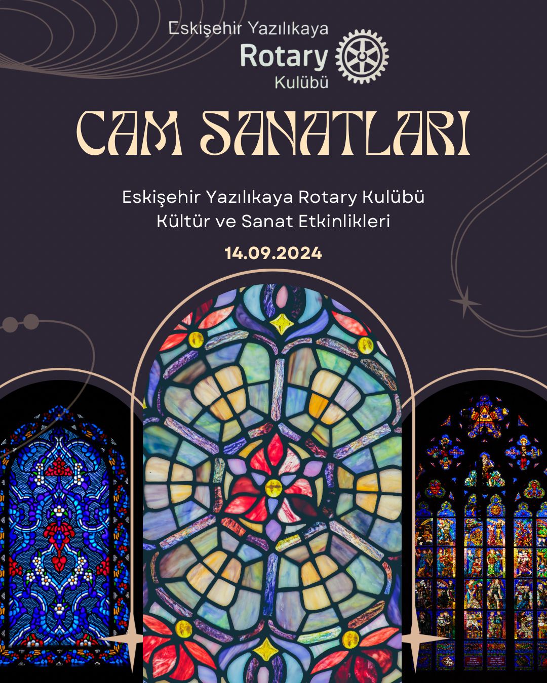 Eskişehir Yazılıkaya Rotary Kulübü Sıcak Cam Atölyesini Ziyaret Etti