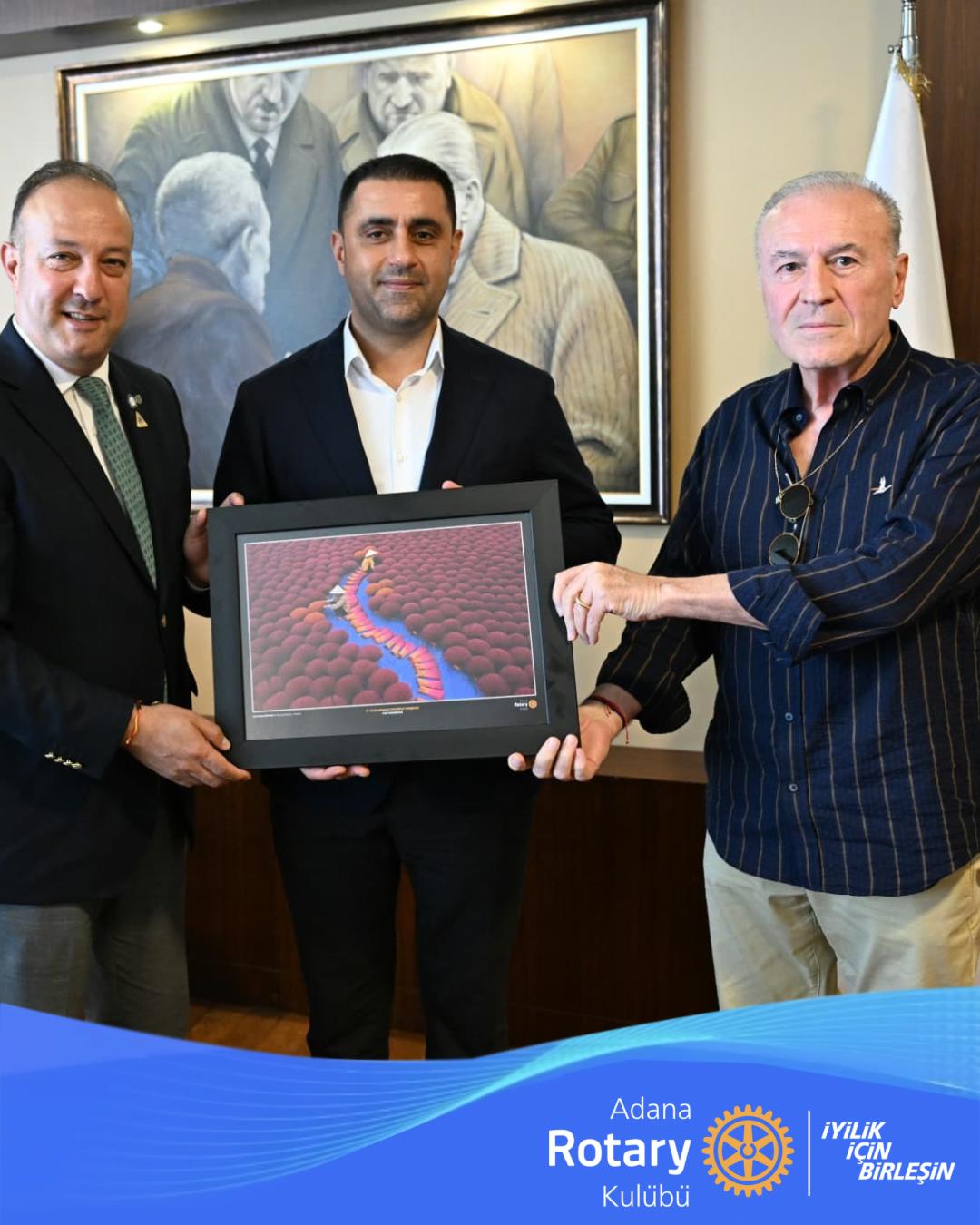 Adana Rotary Kulübü olarak Çukurova Belediye Başkanımızı Ziyaret Ettik.