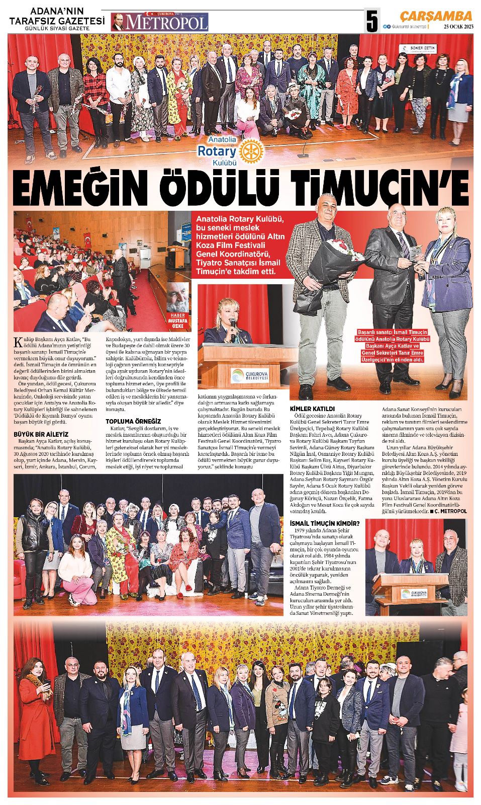 Emeğin Ödülü Timuçine