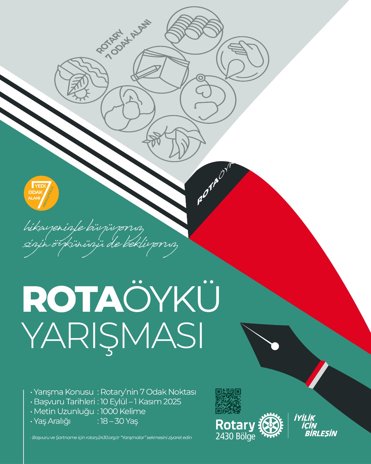 ANTALYA OLİMPOS RK ROTA ÖYKÜ YARIŞMASI AFİŞ