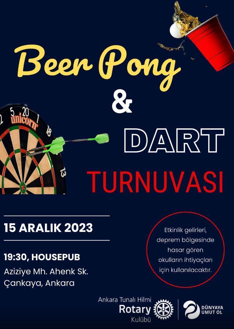 Ankara Tunalı Hilmi Rotary Kulübü 1. Beer Pong ve Dart Turnuvası