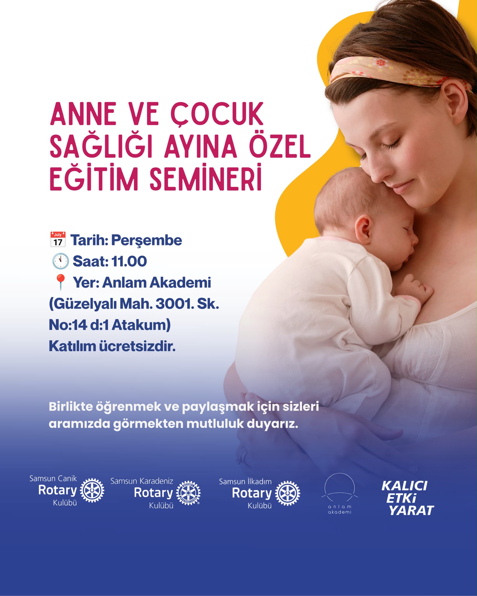 ANA ÇOCUK SAĞLIĞI ETKİNLİĞİ