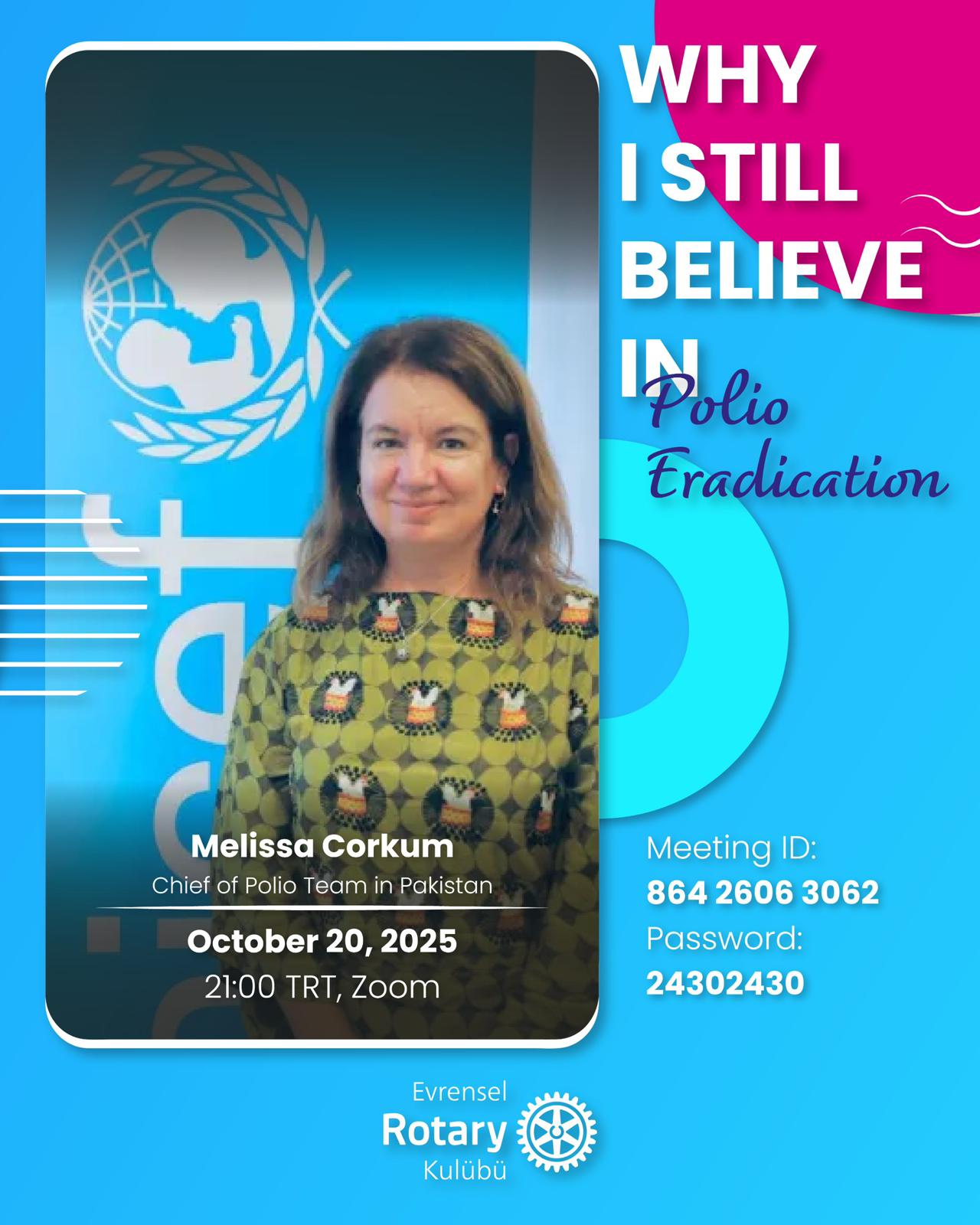 Polio’ya Karşı Umudun Adı: Melissa Corkum ile Farkındalık Buluşması