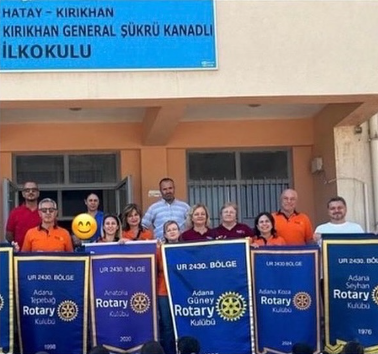 Adana Rotary Kulüpleri Birleşti, Antakya'ya Temiz Su Taşıdı