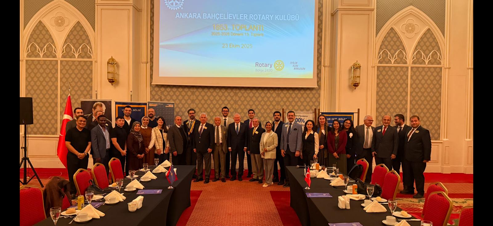 Rotary Barış Bursiyerleri ile Ortak Toplantı