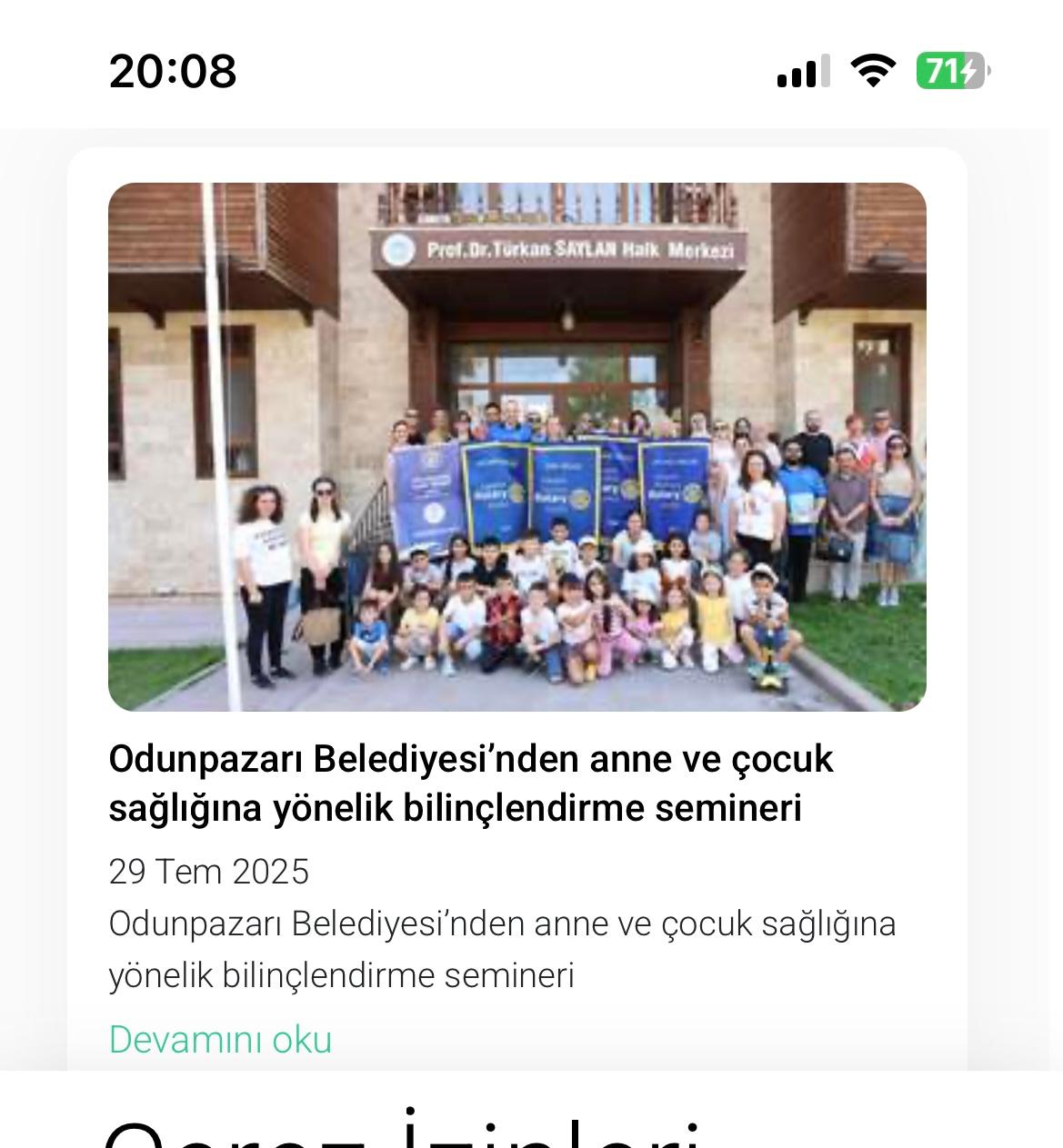 Anne ve Çocuk Sağlığına Yönelik Ortak Seminer