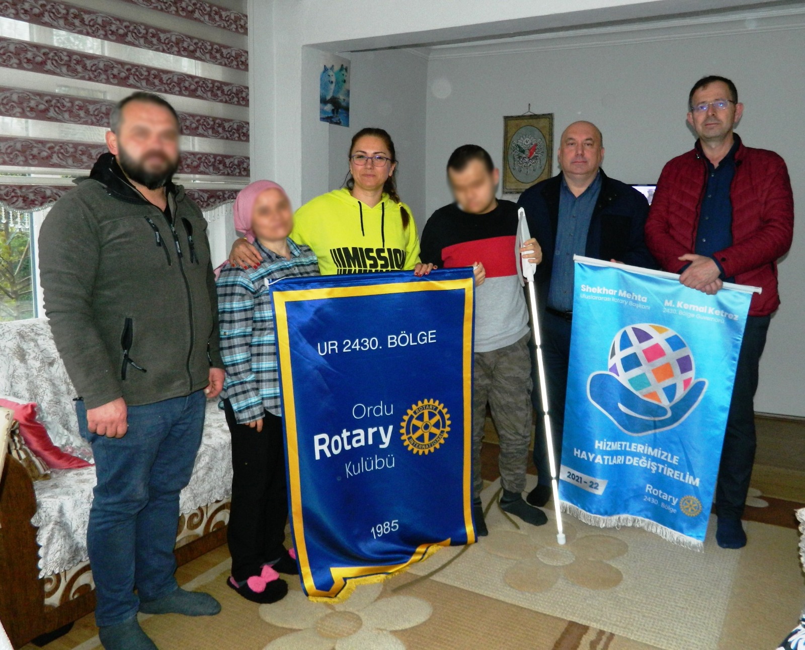 ORDU ROTARY KULÜBÜ GÖRME ENGELLİ Y.M.Ş ADLI ÖĞRENCİYE WEWALK (AKILI BOSTON) CİHAZI HEDİYE ETTİ.