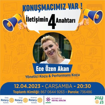 ÜNYE RK, ORDU RK ve ANAMUR RK ortaklığında İLETİŞİMİN 4 ANAHTARI Konulu ‘Konuşmacımız Var’ Etkinliği