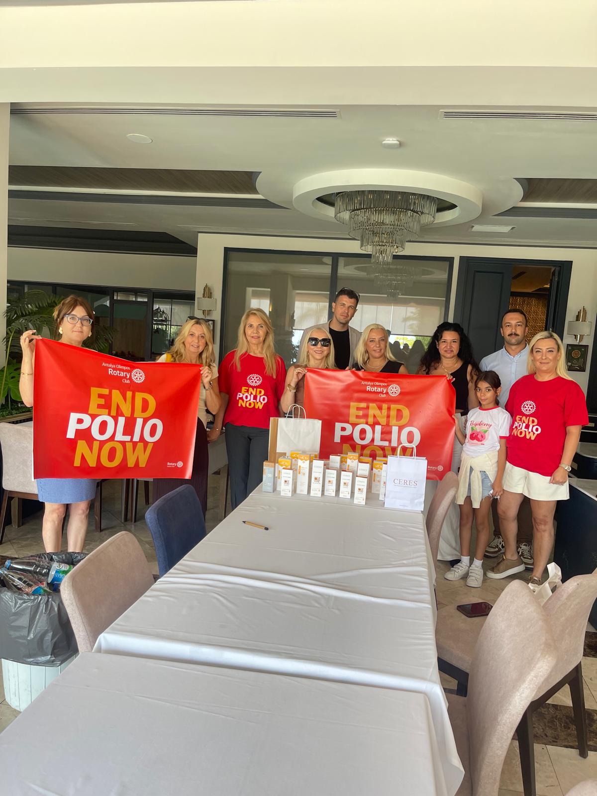 Antalya Olimpos Rotary Polio Farkındalık