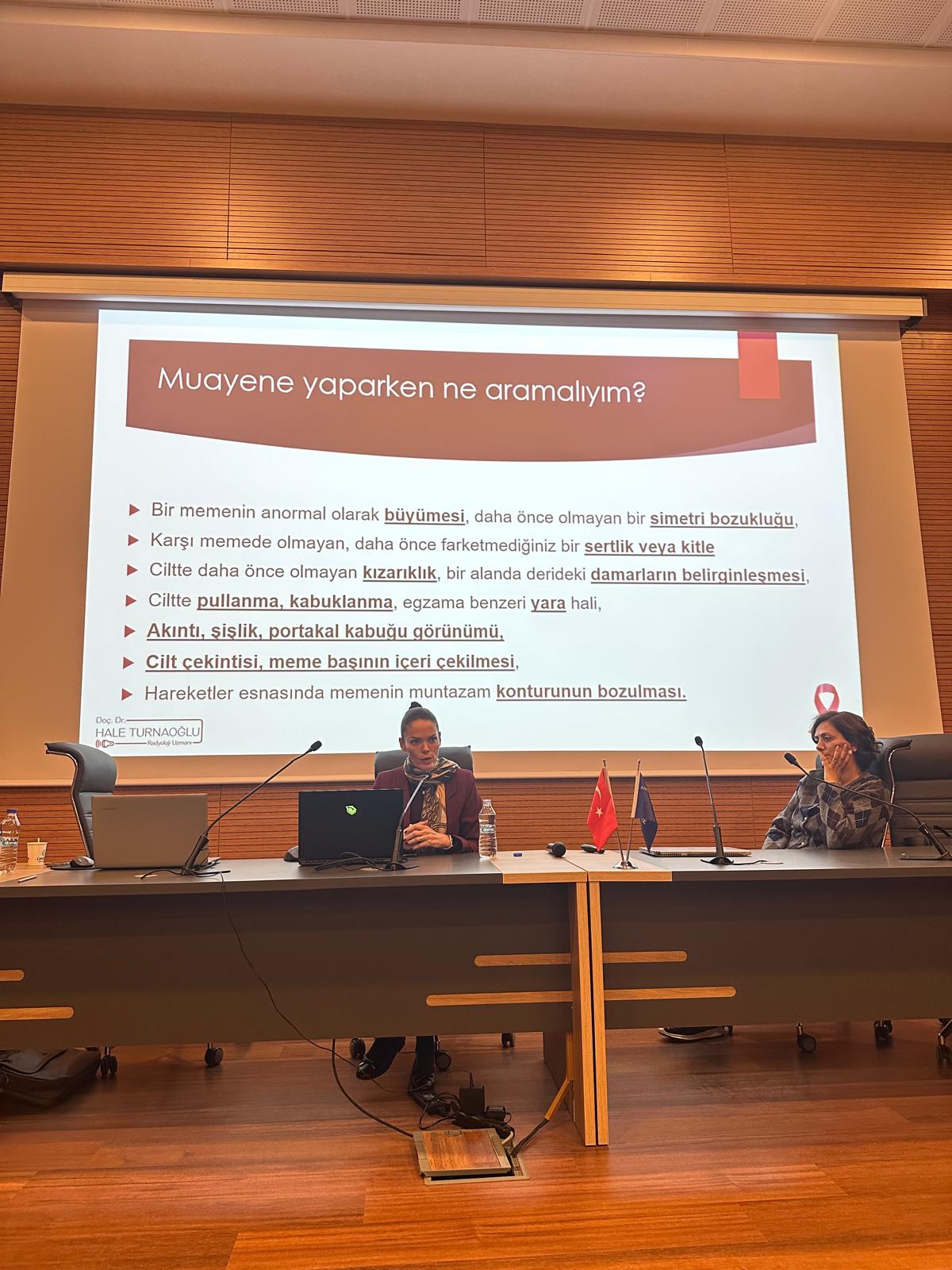 Ankara Beysukent Rotary Kulübü'nden Meme ve Rahim Ağzı Kanserleri Farkındalık Semineri