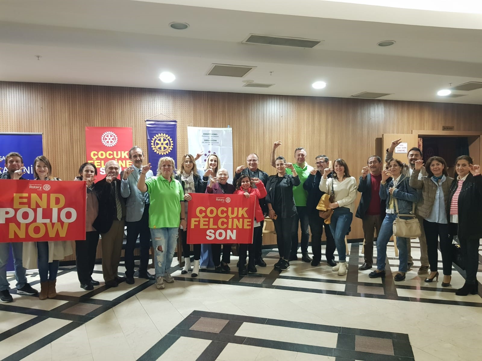 Samsun Karadeniz Rotary Kulübü Çocuk Felci Hastalığına Dikkat Çekti