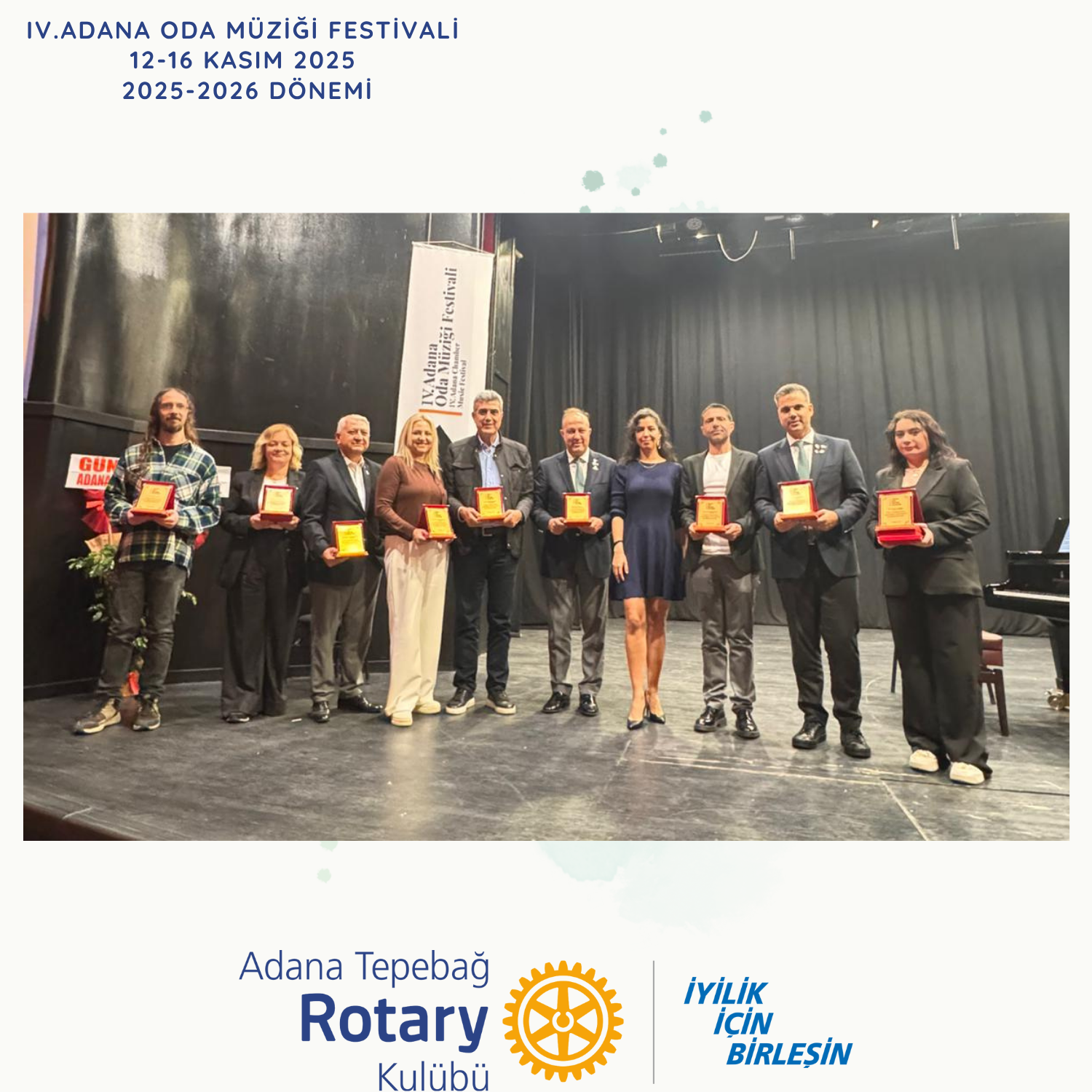 IV. Adana Oda Müziği Festivaline Sponsor Olduk