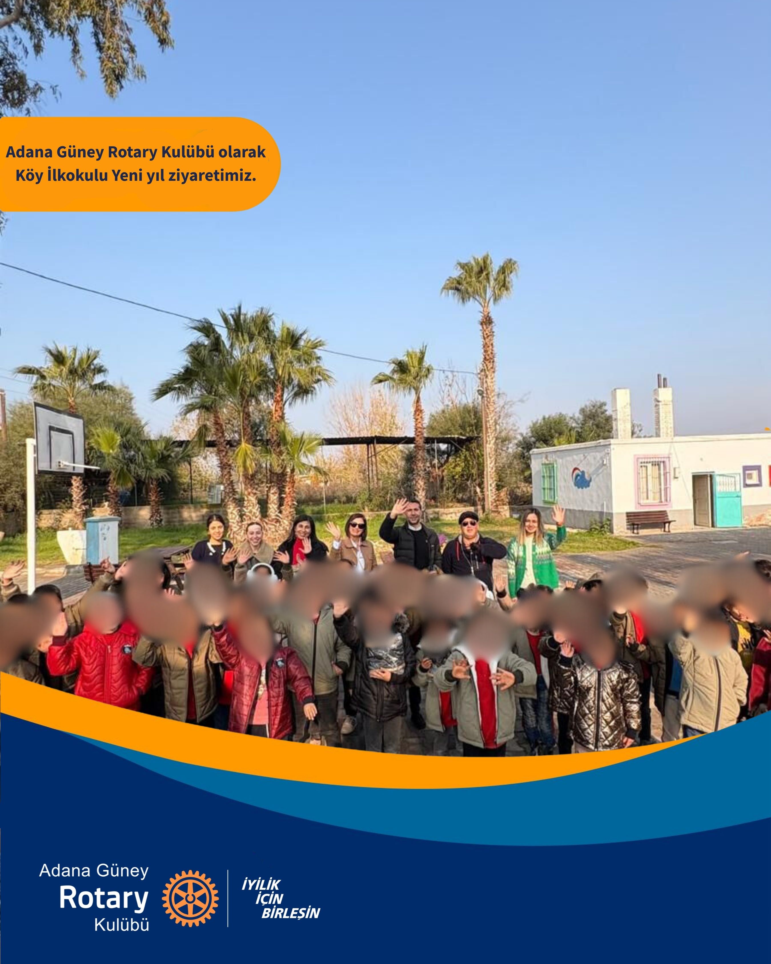 Adana Güney Rotary Kulübü Köy Okulu Yeni Yıl Ziyaretimiz