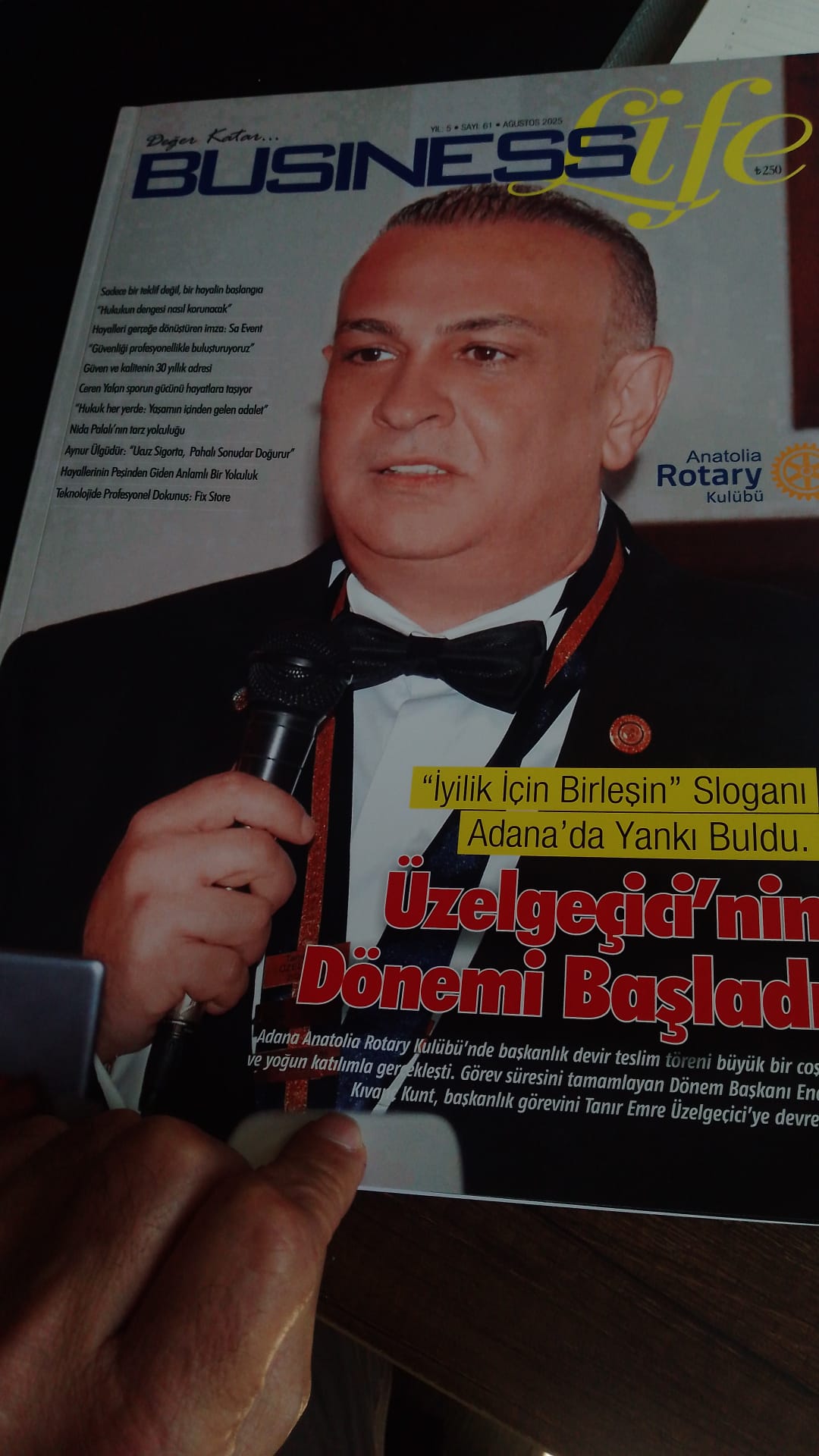 İYİLİK İÇİN BİRLEŞİN SLOGANI ADANADA YANKI BULDU