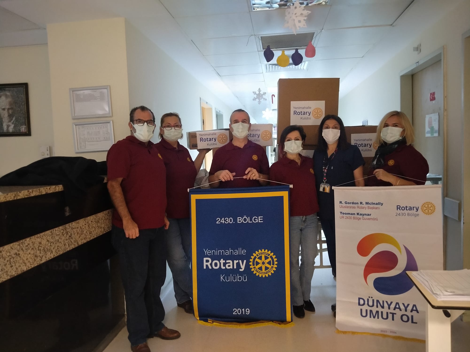 Yenimahalle Rotary Kulübü - 09.01.2024 Tarihinde Ankara Üniversitesi Çocuk Hastanesi Onkoloji Bölümünü ziyaret ettik.