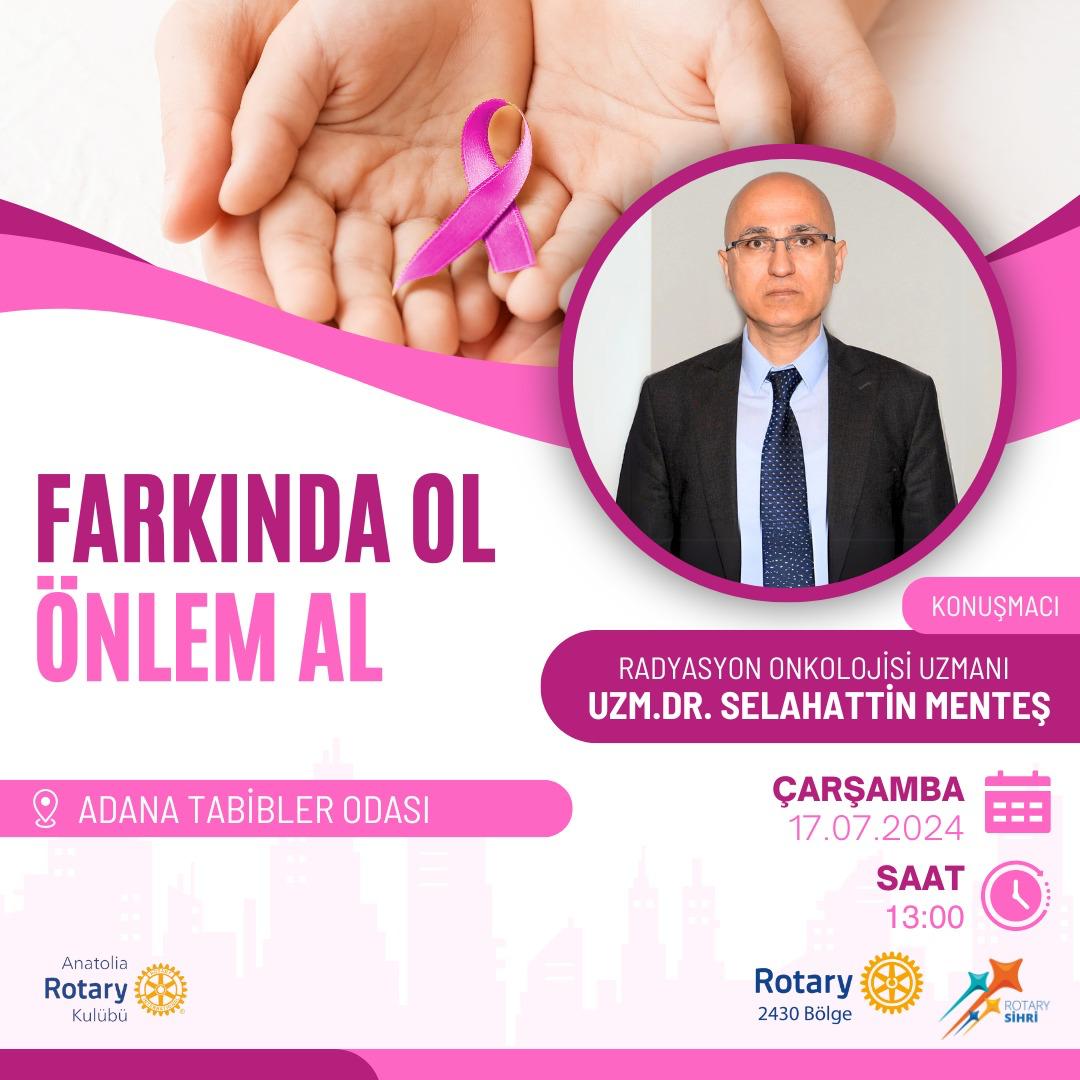 Anatolia Rotary Meme ve prostat kanseri farkındalık etkinliği
