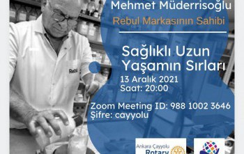 Sağlıklı Uzun Yaşamın Sırları,Rebul Markasının sahibi ECZ Mehmet Müderrisoğlu