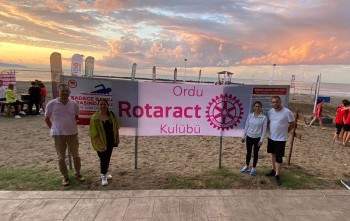 ORDU ROTARACT KULÜBÜNÜN 2. GELENEKSEL VELEYBOL TURNUVASI BAŞLADI.