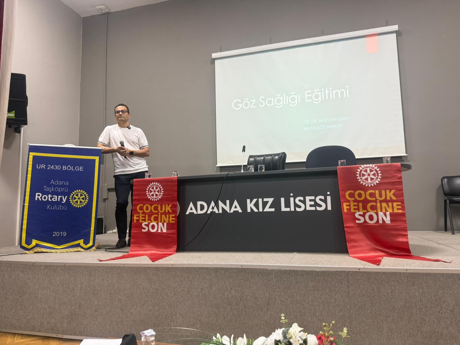 Adana Taşköprü Rotary Kulübü Göz Sağlığı Eğitimi