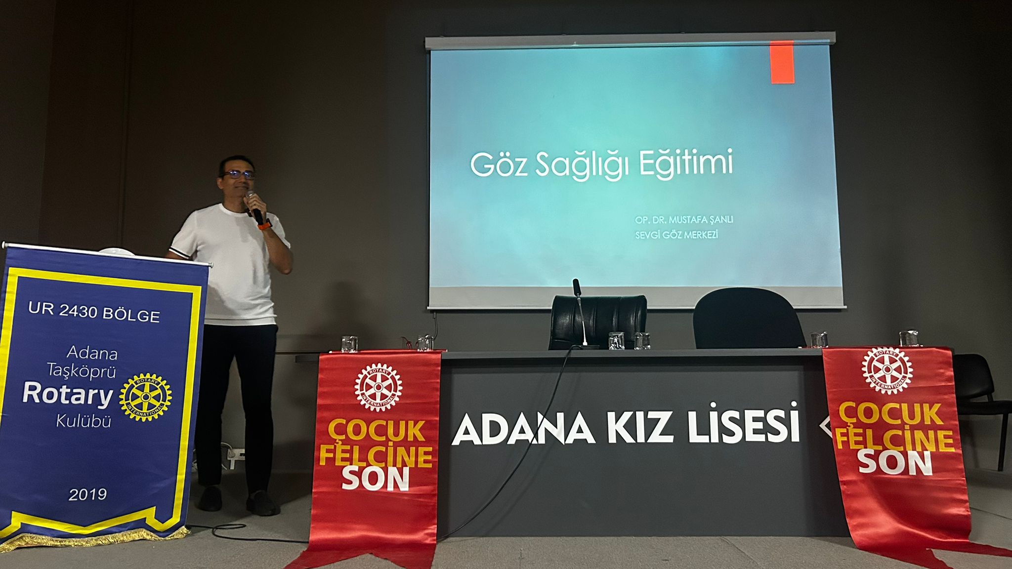 Adana Taşköprü Rotary Kulübü Göz Sağlığı Eğitimi