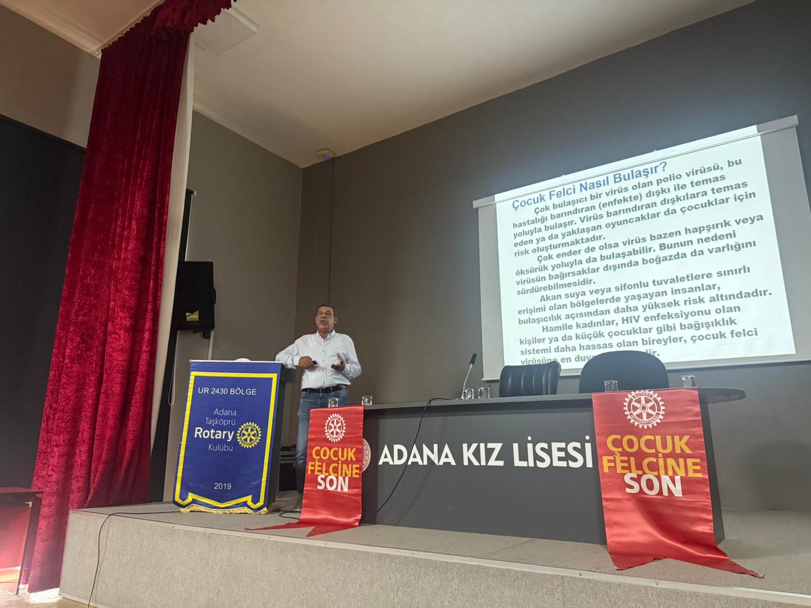 Adana Taşköprü Rotary Kulübü – End Polio Now Proje Çalışmaları