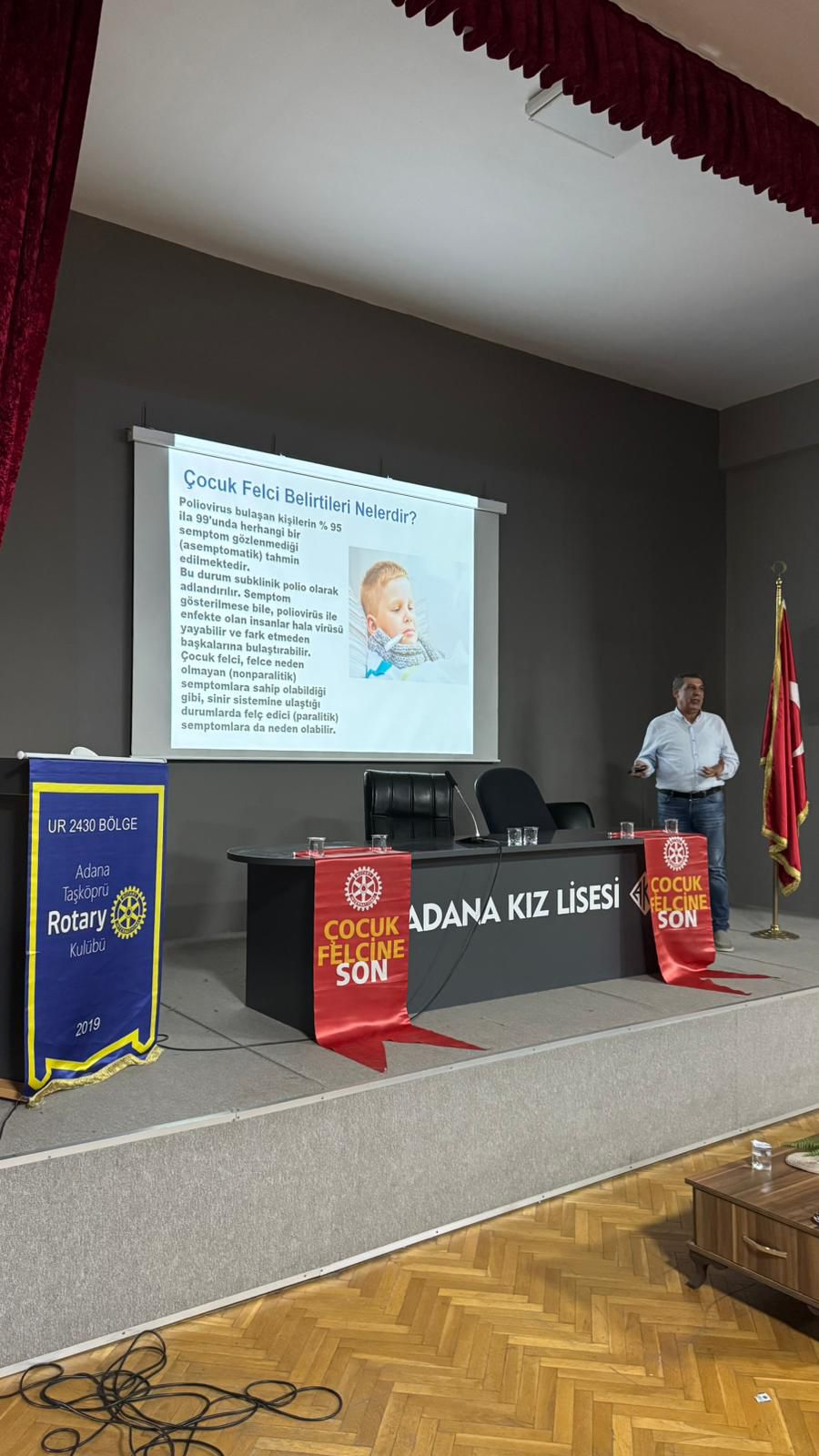 Adana Taşköprü Rotary Kulübü – End Polio Now Proje Çalışmaları
