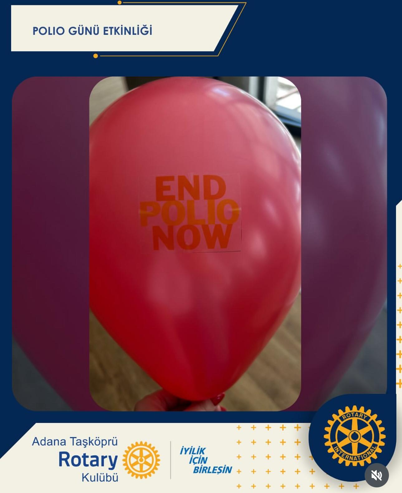 Adana Taşköprü Rotary Kulübü – End Polio Now Proje Çalışmaları